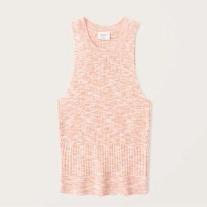 Abercrombie & Fitch Orange Knit Tank